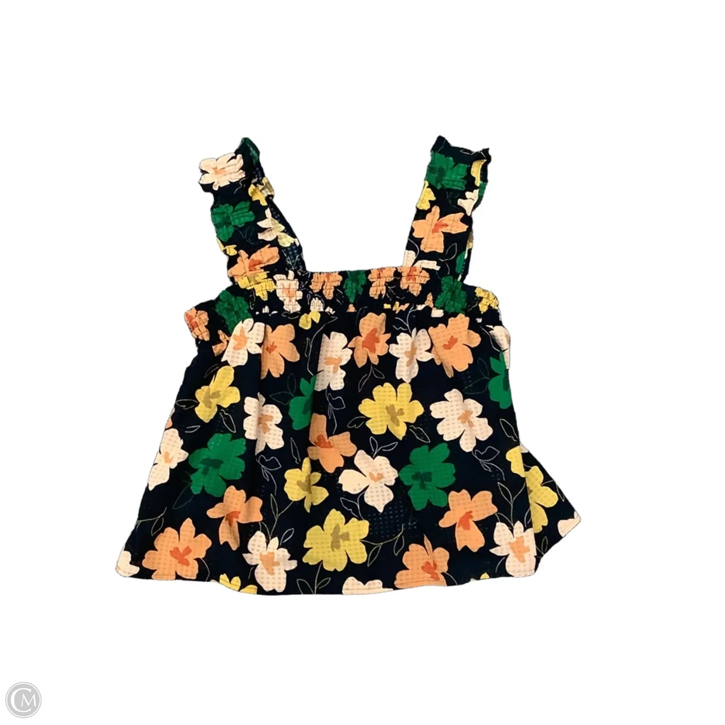 Top Sleeveless By Who What Wear In Floral Print, Size: L