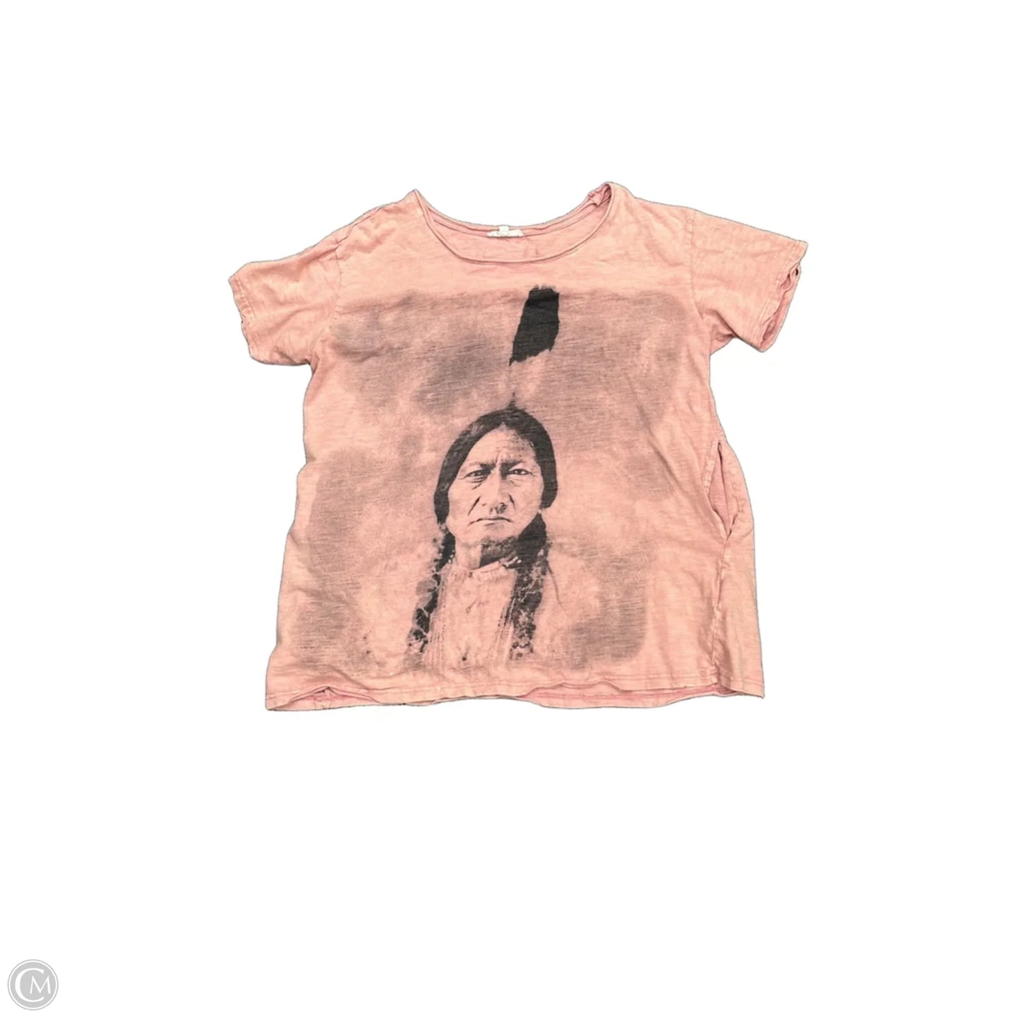 Top Short Sleeve By Clothes Mentor In Pink, Size: M