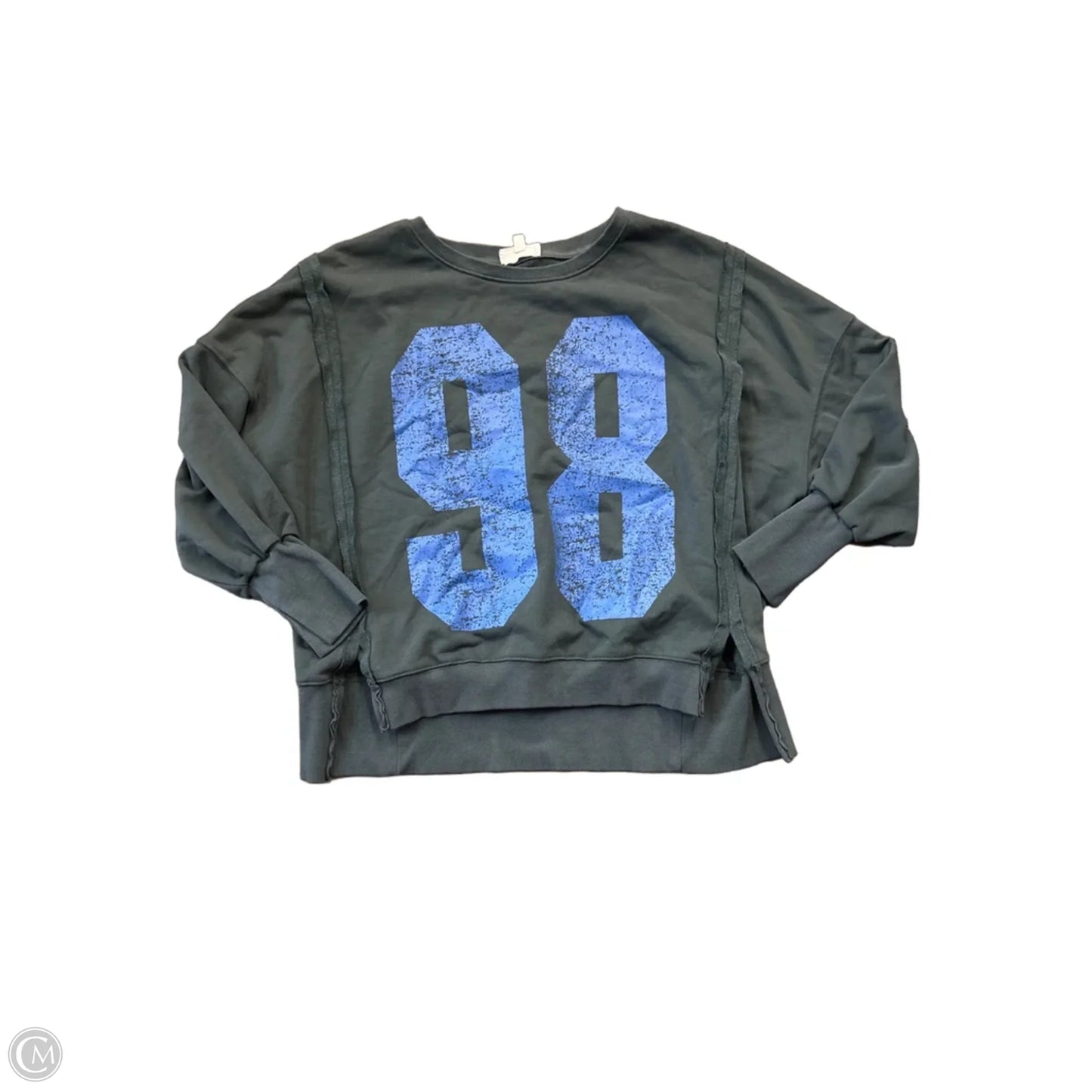 Sweatshirt Crewneck By Ee Some In Green, Size: S