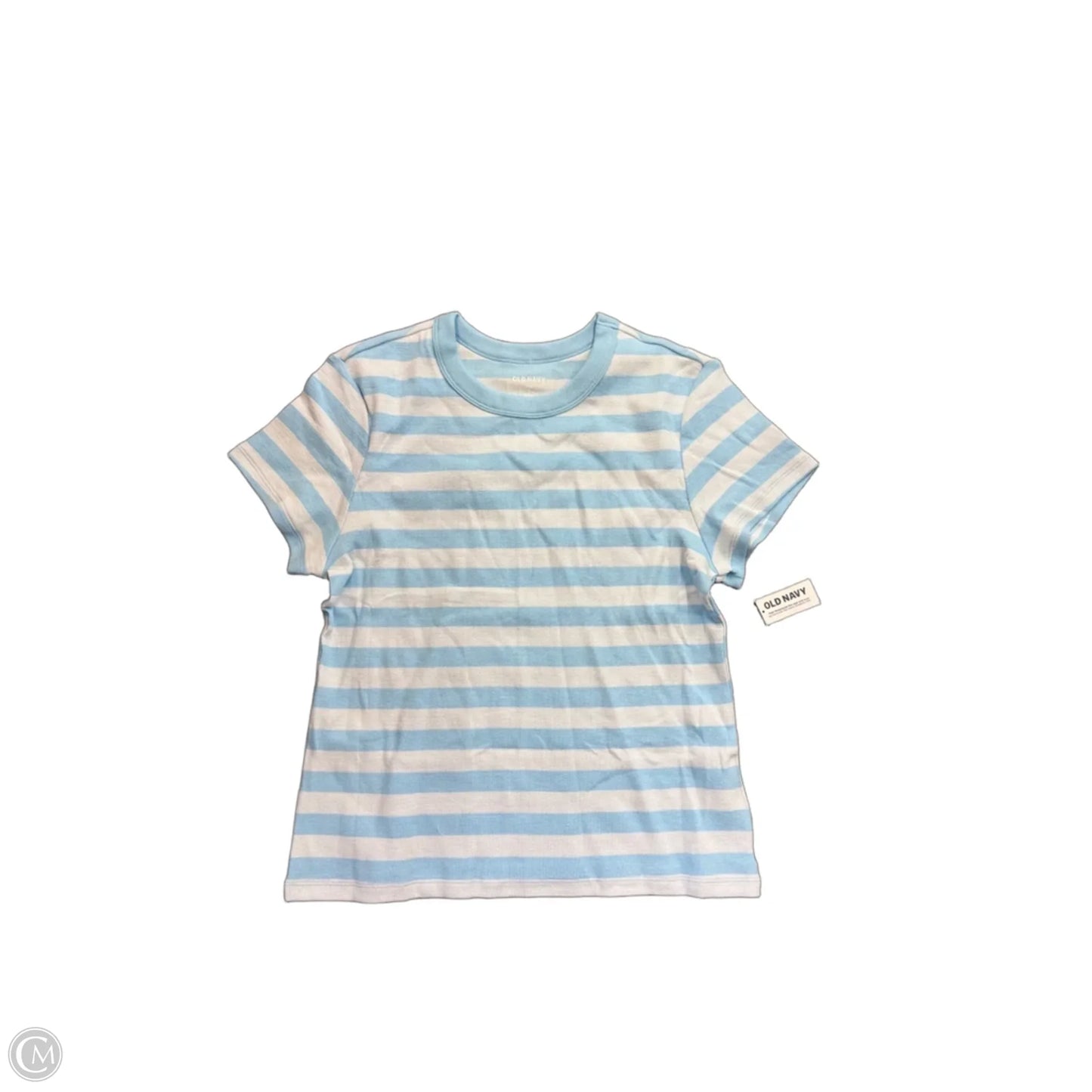 Top Short Sleeve By Old Navy In Striped Pattern, Size: Xl