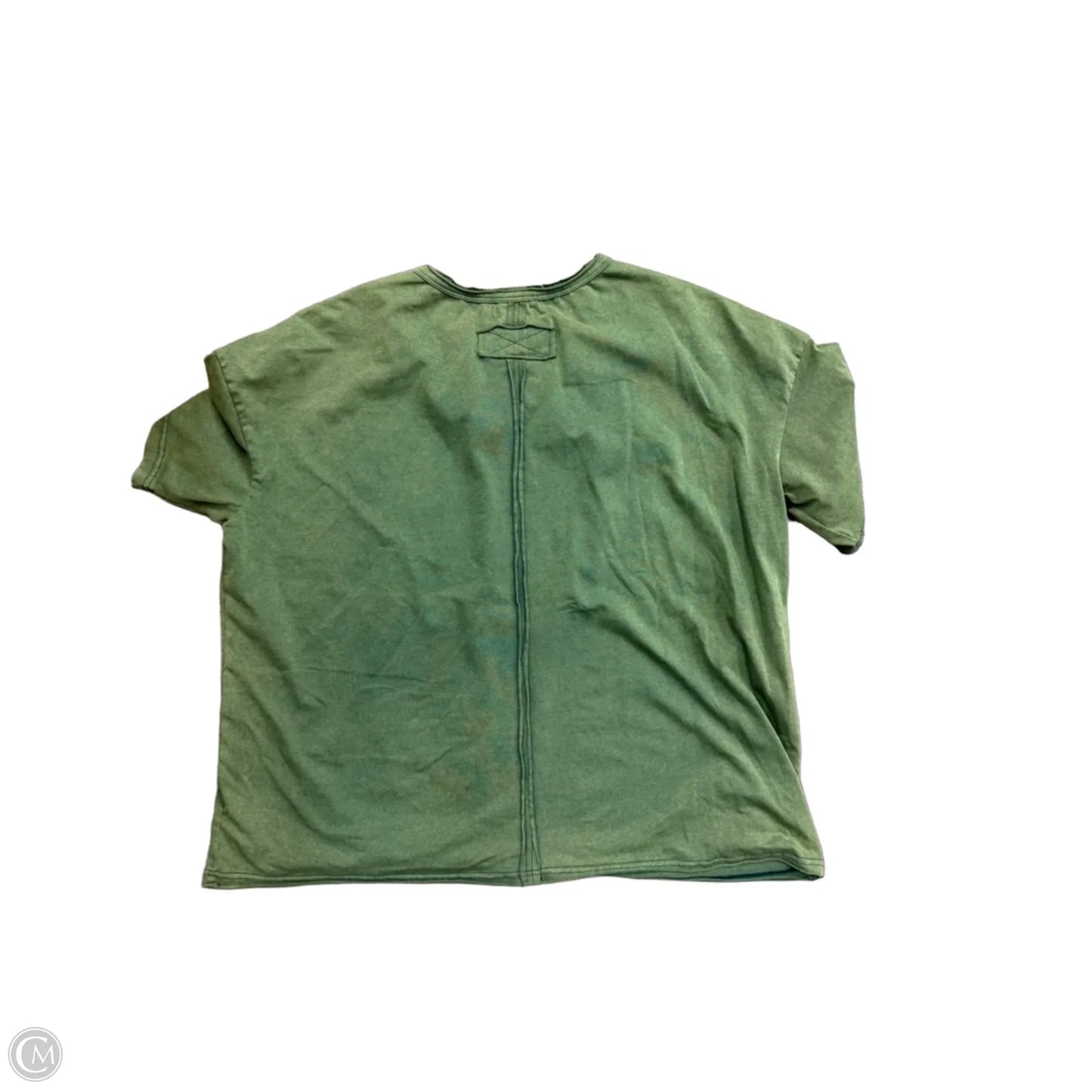 Top Short Sleeve By Polagram In Green, Size: L