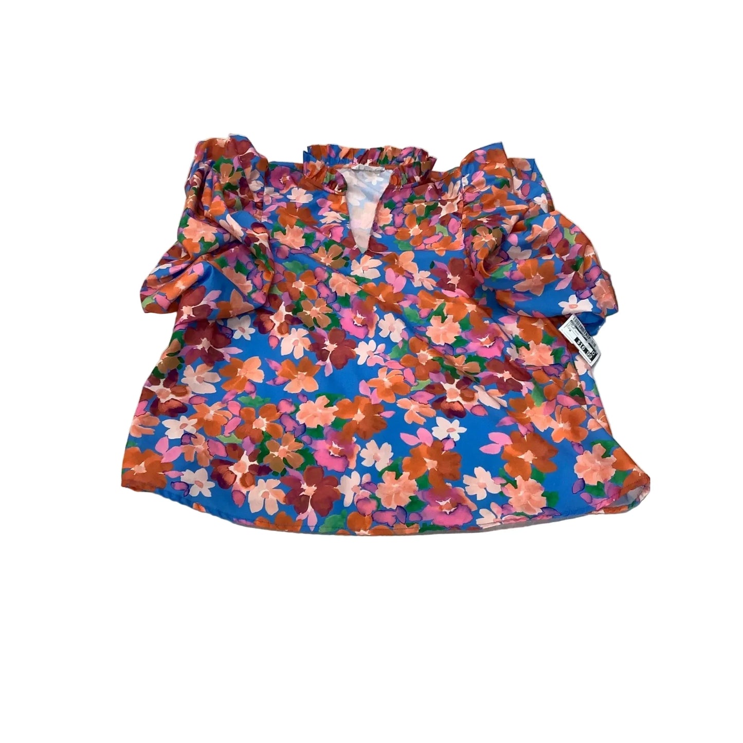 Top Short Sleeve By Thml In Floral Print, Size: M