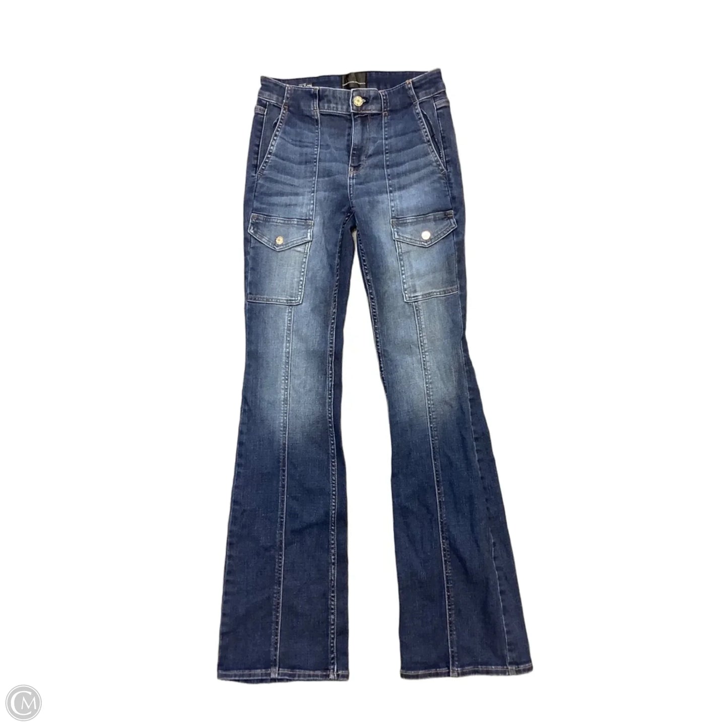 Jeans Straight By White House Black Market In Blue, Size: 2