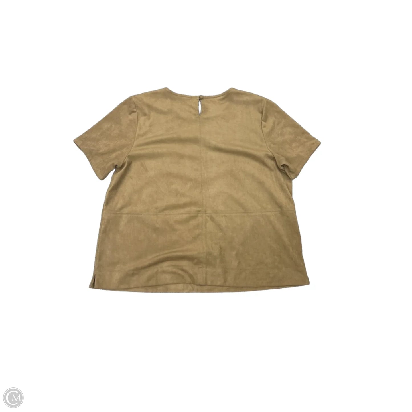 Top Short Sleeve By J. Jill In Brown, Size: L