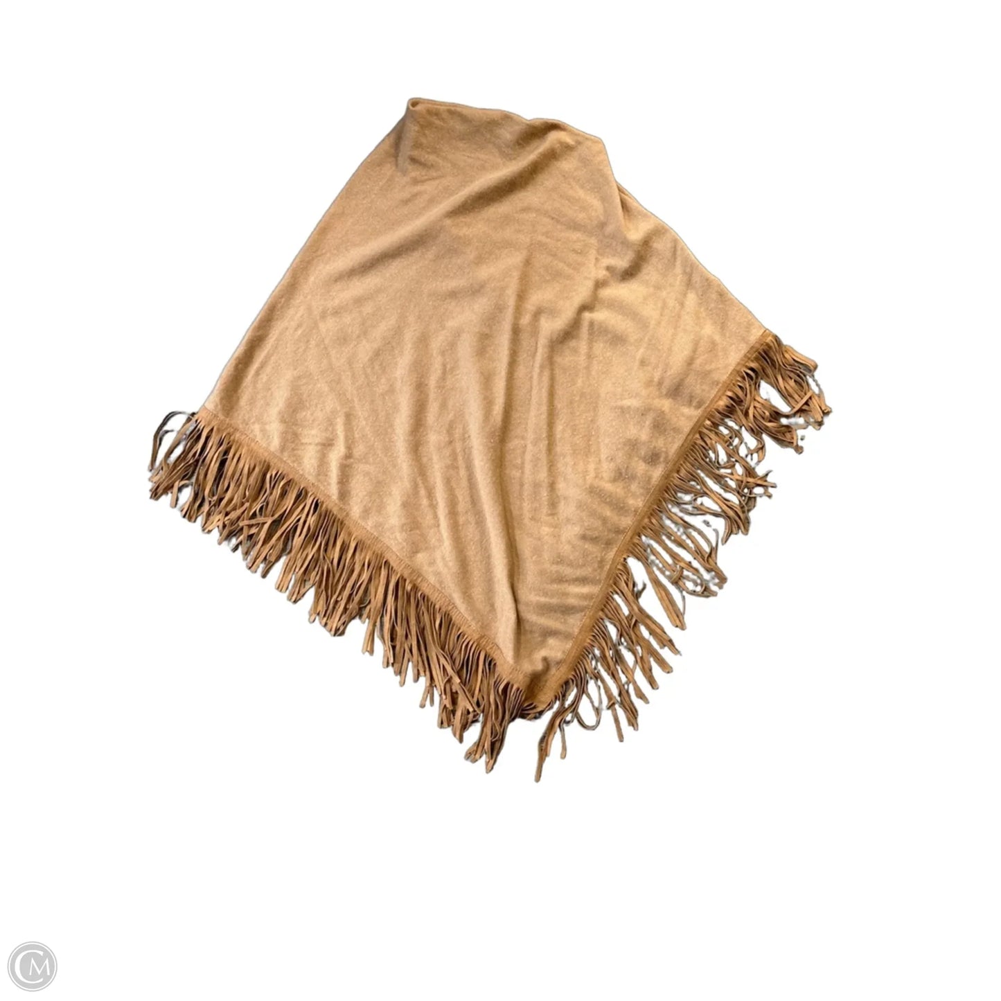 Poncho By Clothes Mentor In Brown, Size: Osfm
