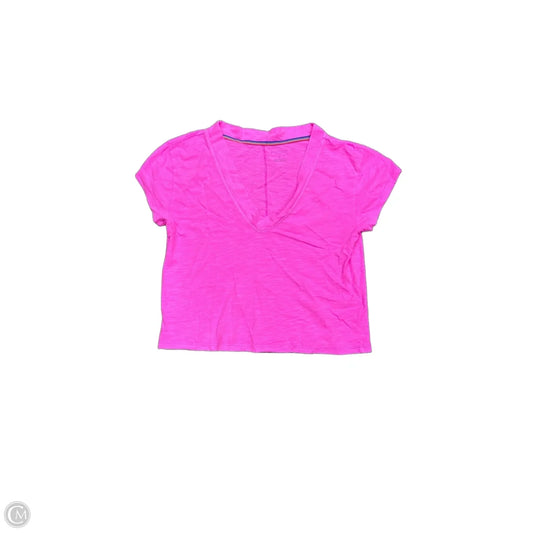 Top Short Sleeve By Pilcro In Pink, Size: Xs