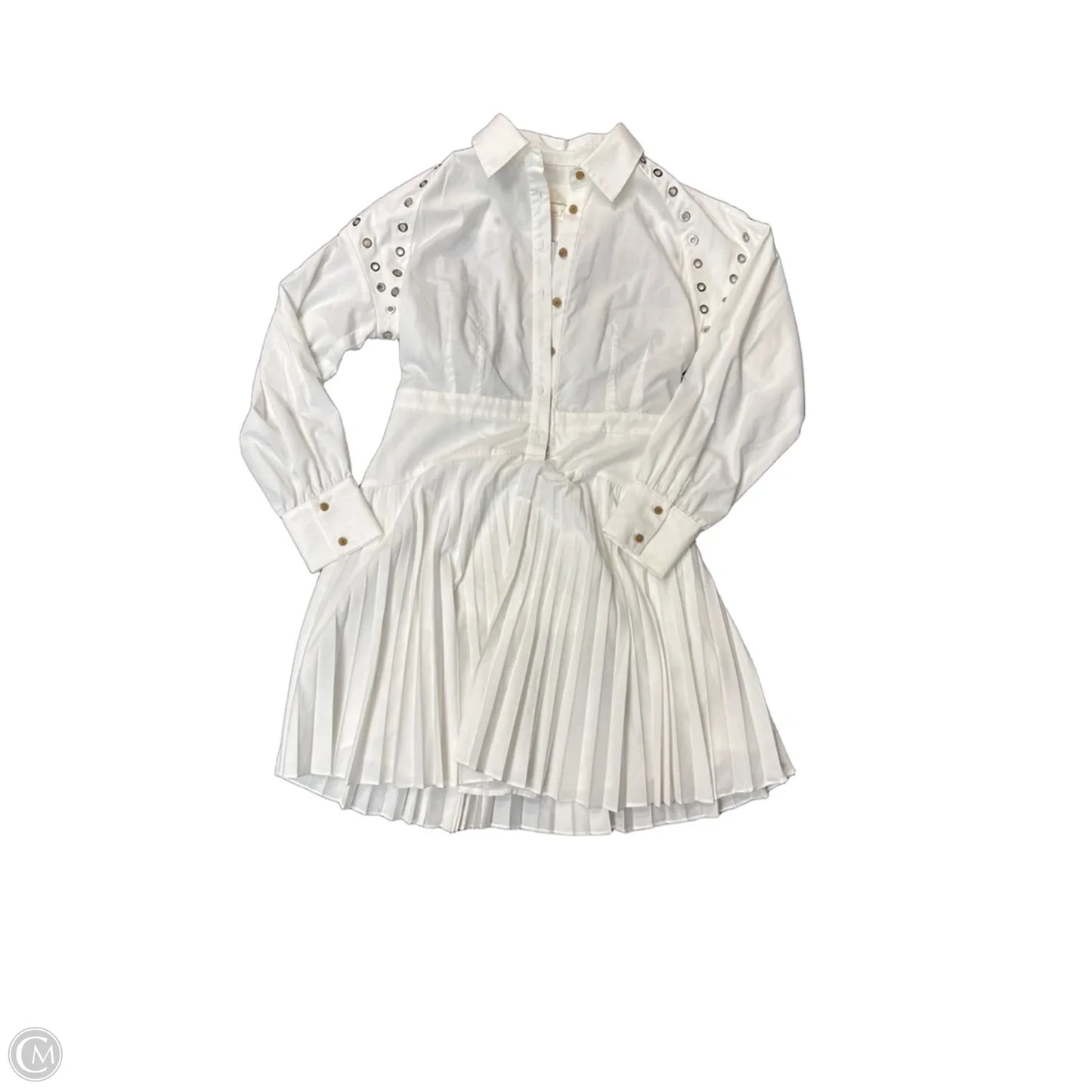 Dress Casual Short By Anthropologie In White, Size: S