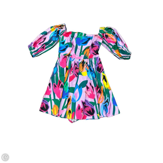 Dress Party Short By Clothes Mentor In Multi-colored, Size: 4