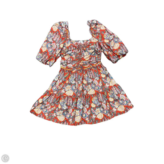Dress Party Midi By Clothes Mentor In Multi-colored, Size: Xs
