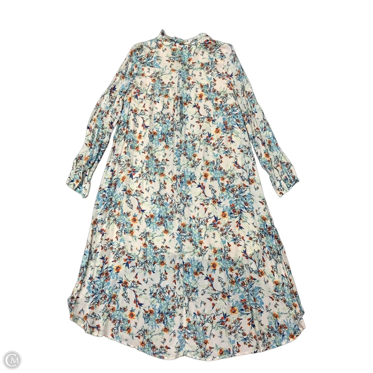 Top Long Sleeve By Karlie In Floral Print, Size: M