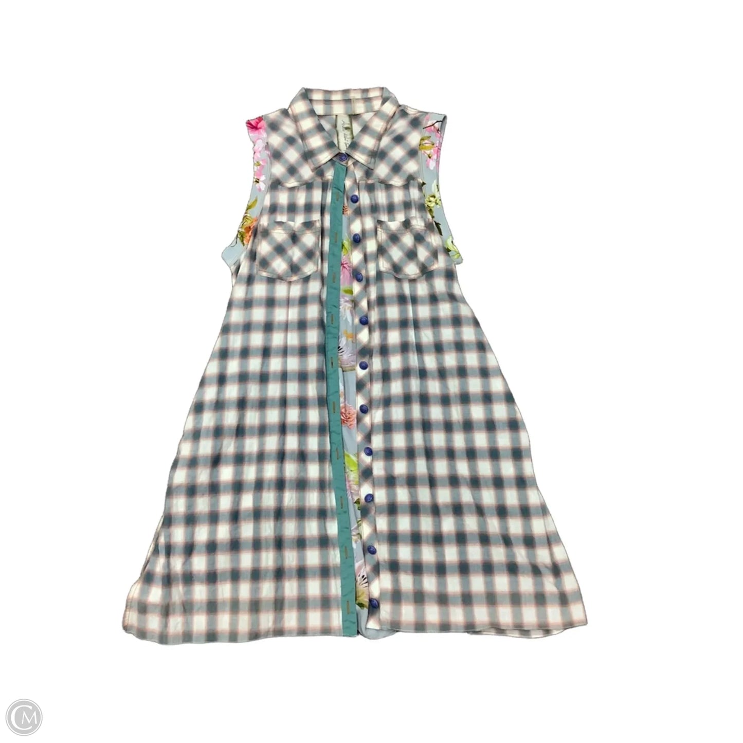 Top Sleeveless By Aratta Silent Journey In Floral Print, Size: L