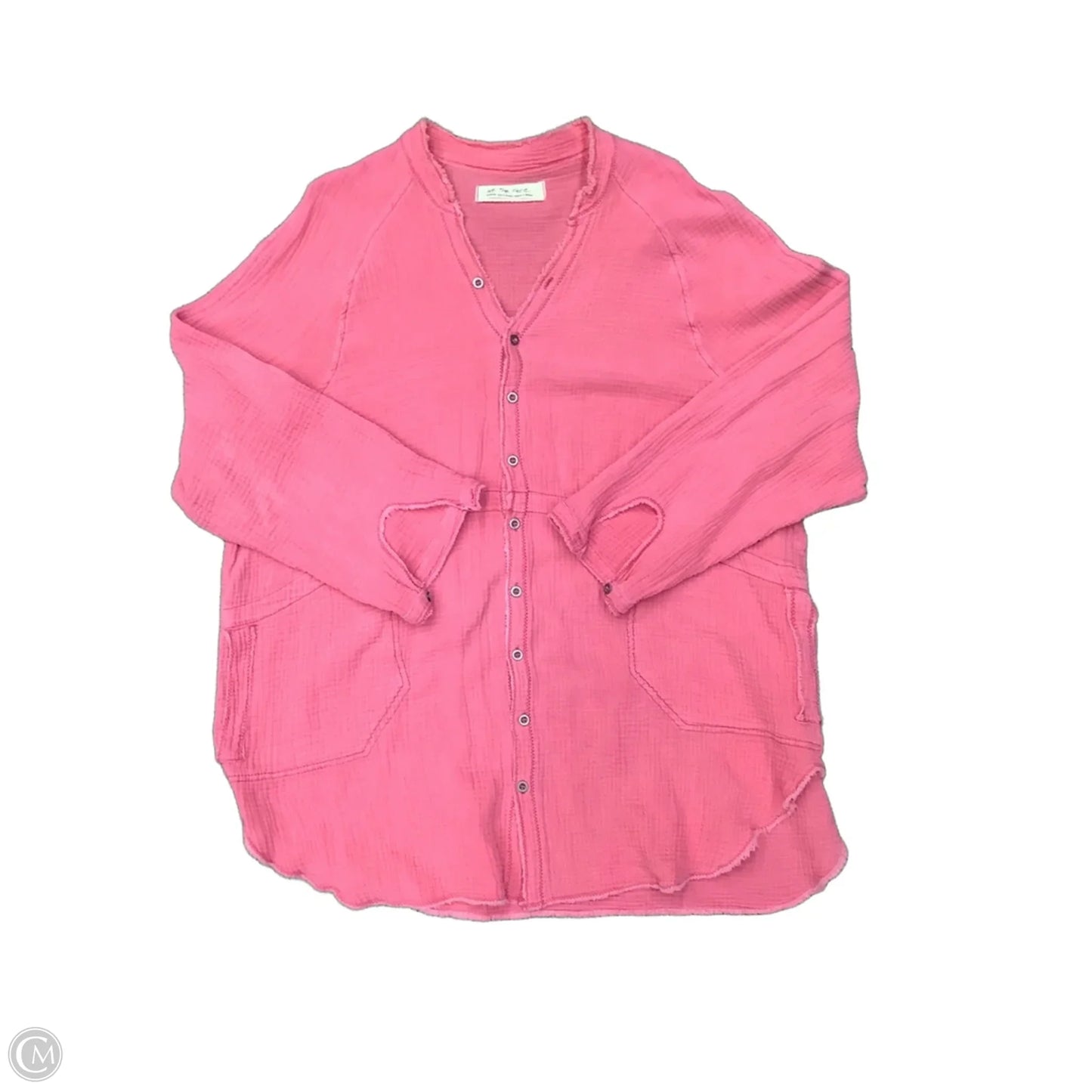 Top Long Sleeve By We The Free In Pink, Size: Xl