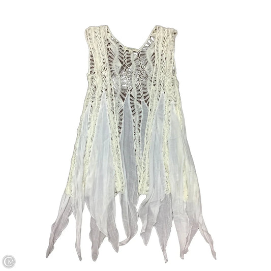 Vest Other By Umgee In White, Size: Xl