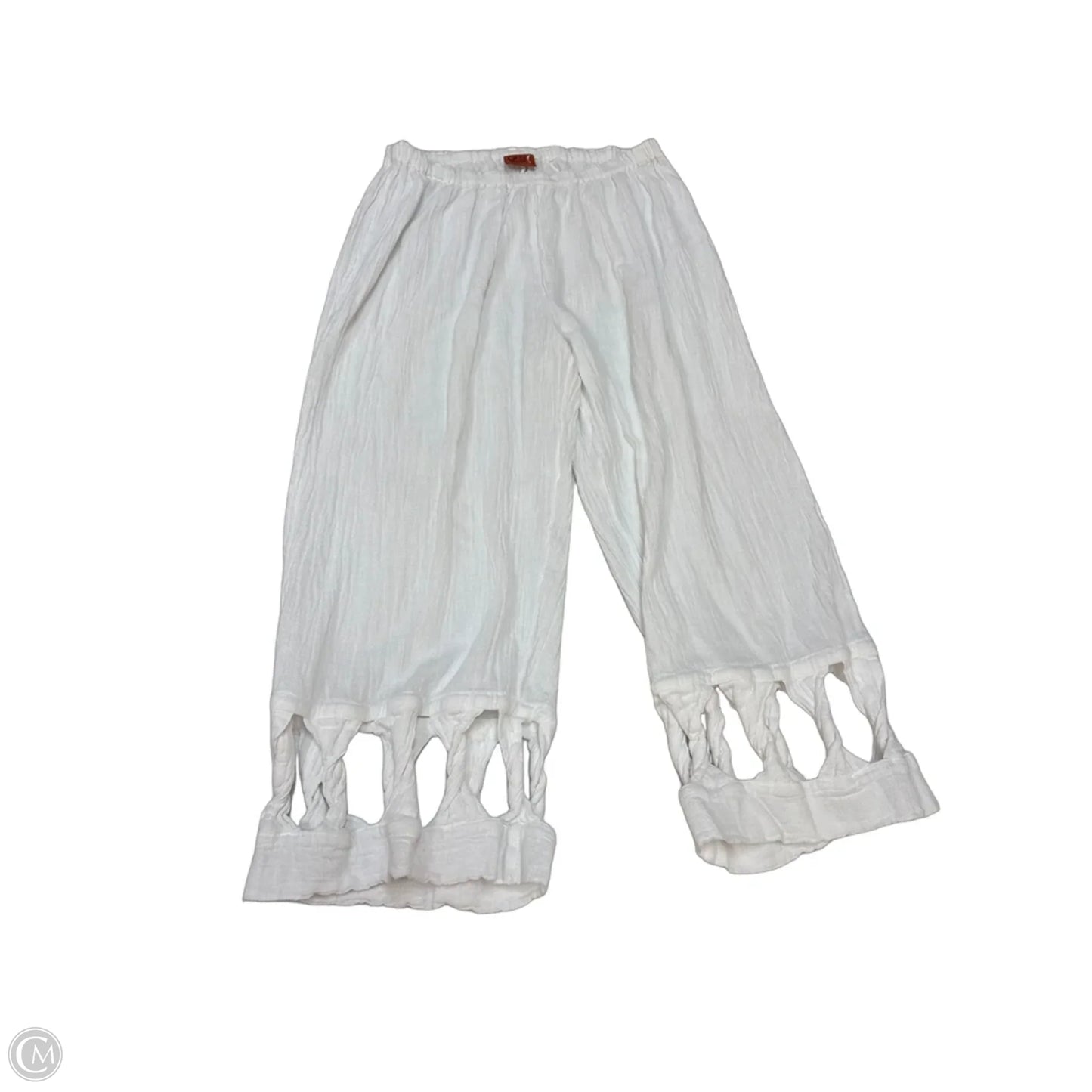 Pants Lounge By Clothes Mentor In White, Size: M