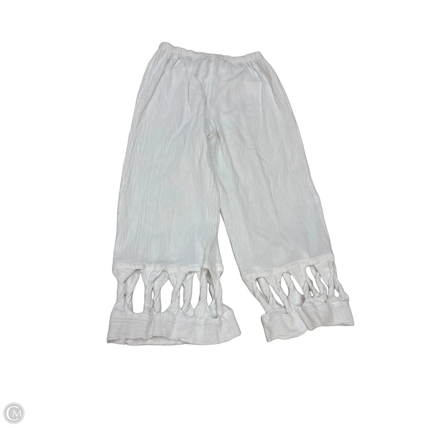Pants Lounge By Clothes Mentor In White, Size: M