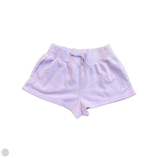 Athletic Shorts By Nike In Purple, Size: L