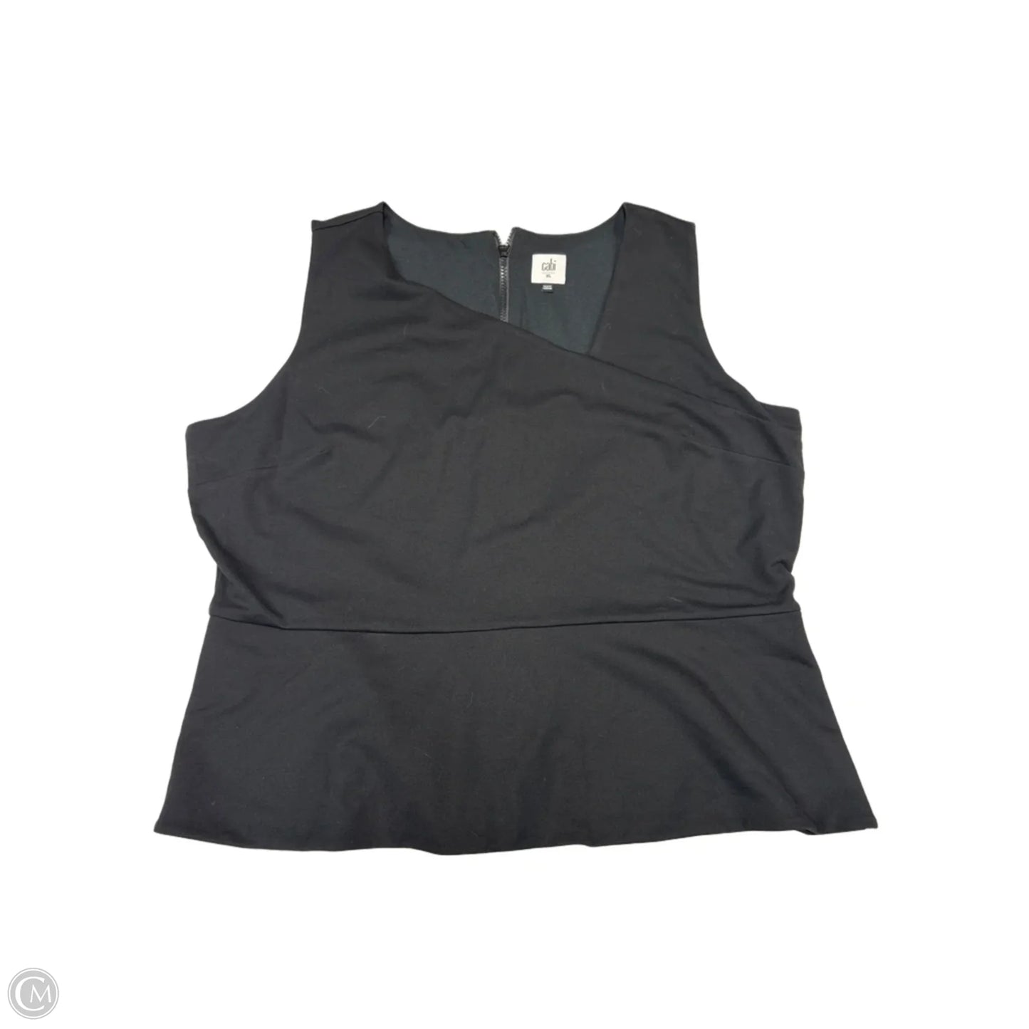 Top Sleeveless By Cabi In Black, Size: Xl