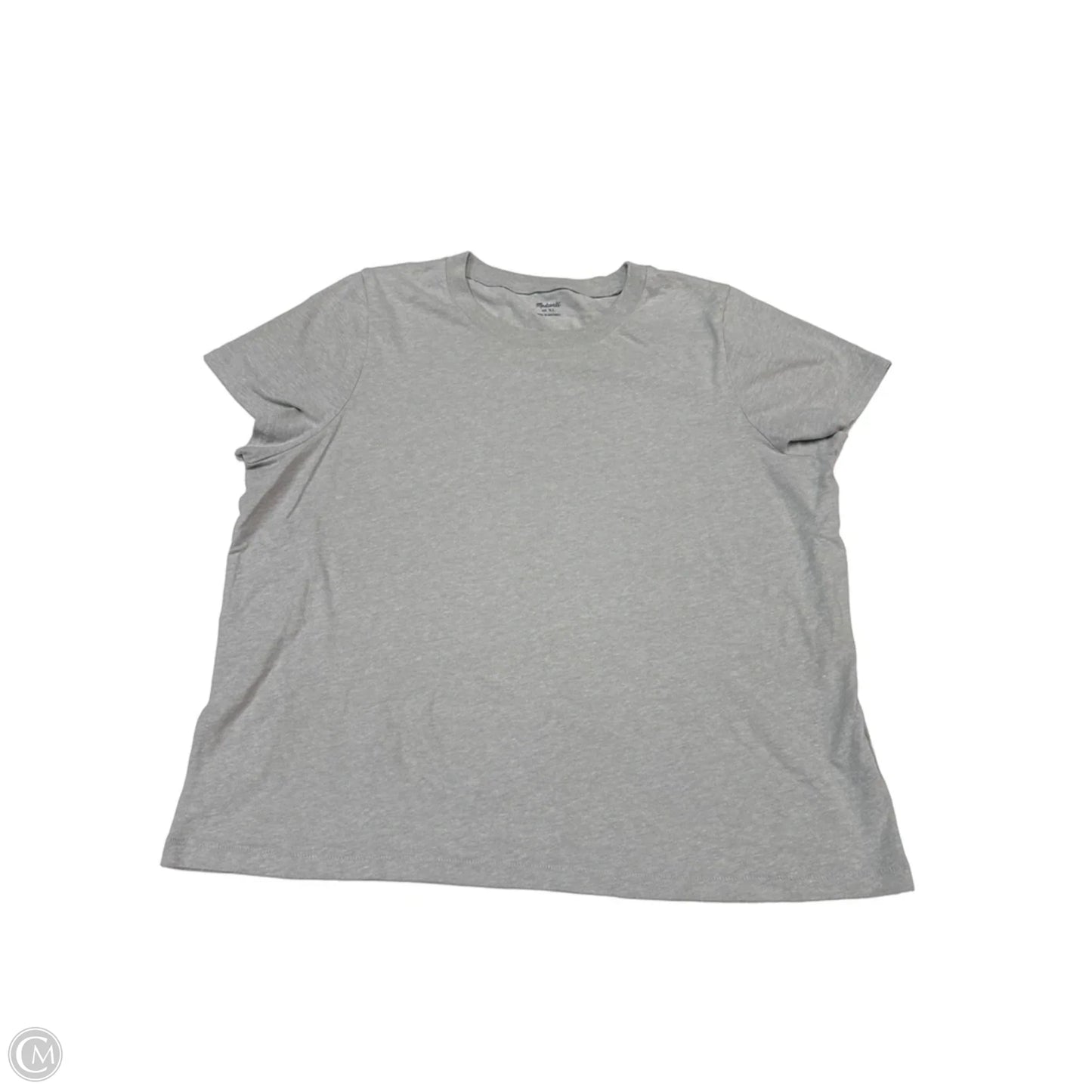 Top Short Sleeve By Madewell In Grey, Size: Xl