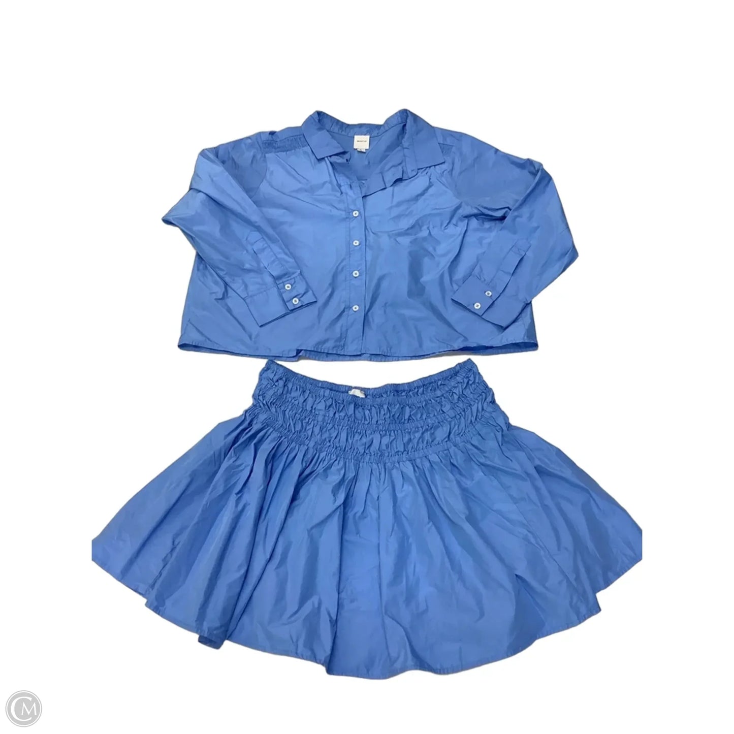 Skirt Set 2pc By Maeve In Blue, Size: Xl