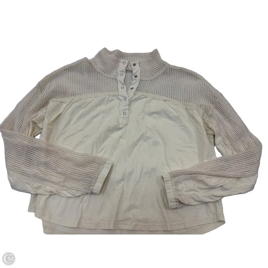 Top Long Sleeve By New In In White, Size: L
