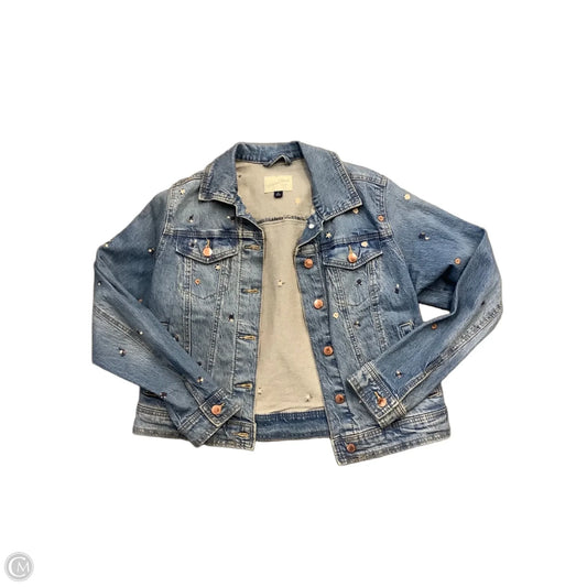 Jacket Denim By Universal Thread In Blue, Size: Xs