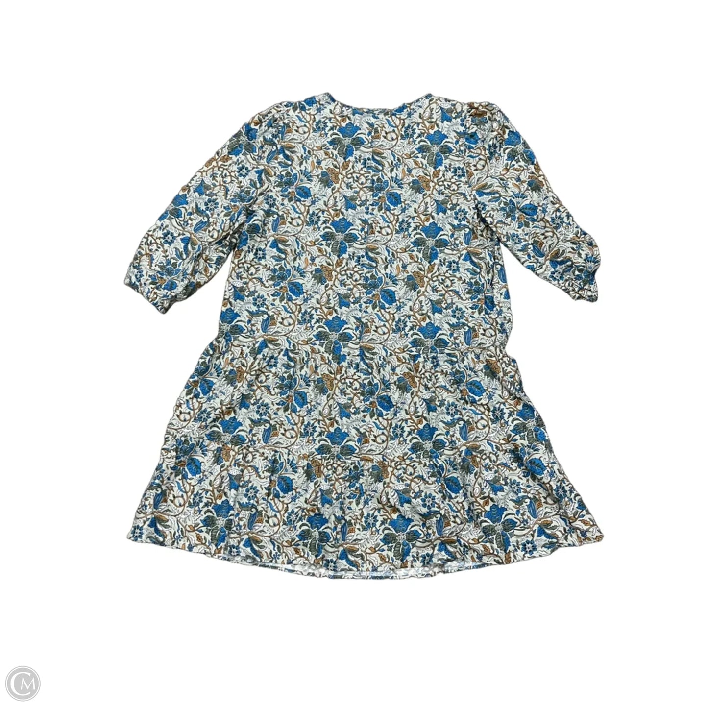 Dress Casual Midi By Loft In Floral Print, Size: L