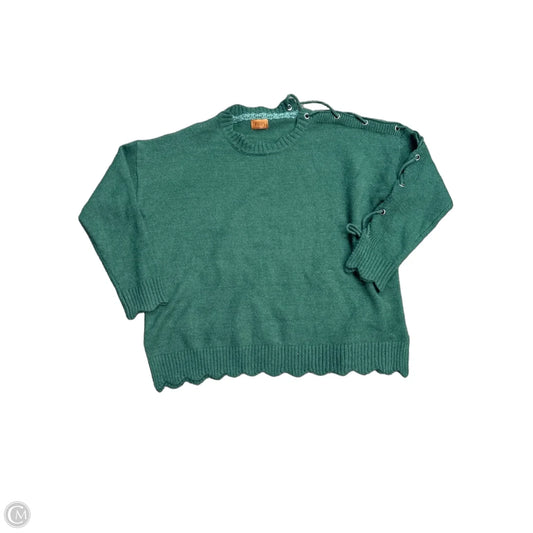 Sweater By Pol In Green, Size: L