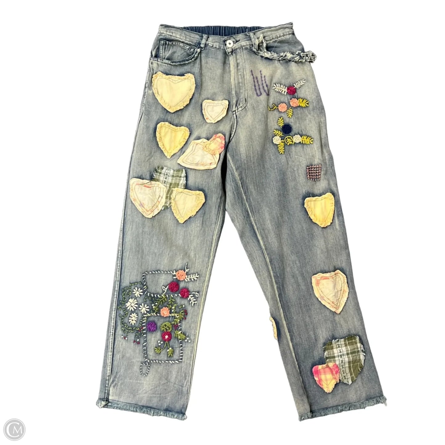 Jeans Straight By Clothes Mentor In Blue Denim, Size: S
