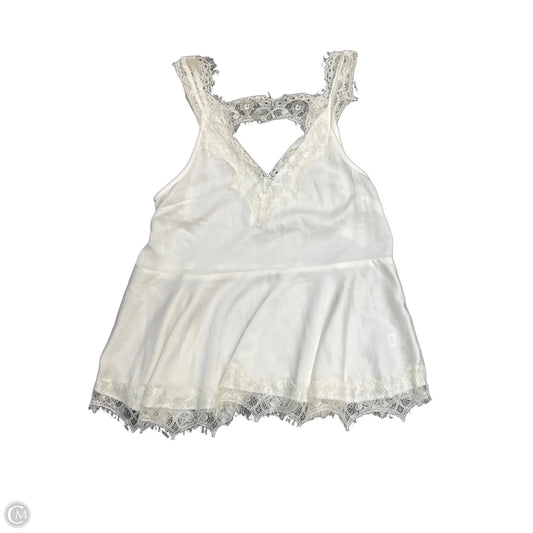 Top Sleeveless By Entro In White, Size: M