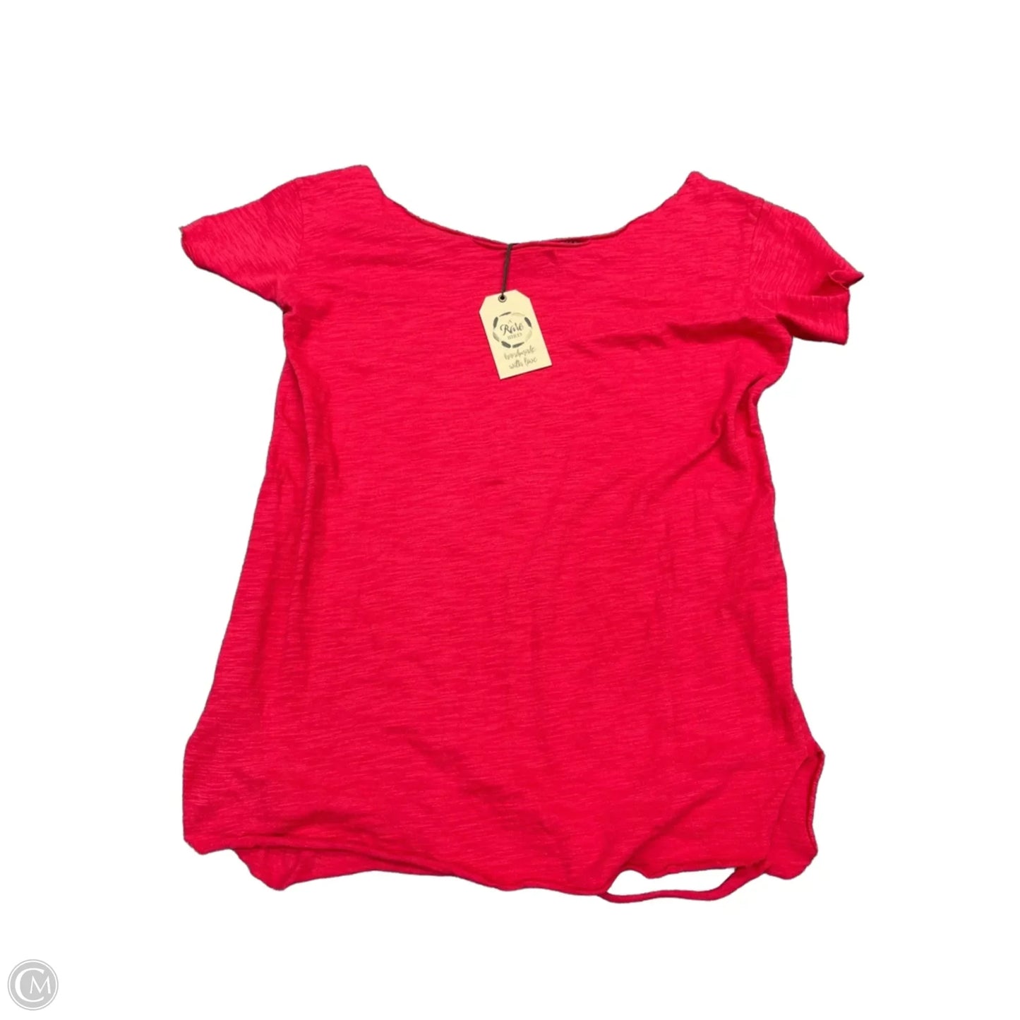 Top Short Sleeve Basic By Cma In Red, Size: S