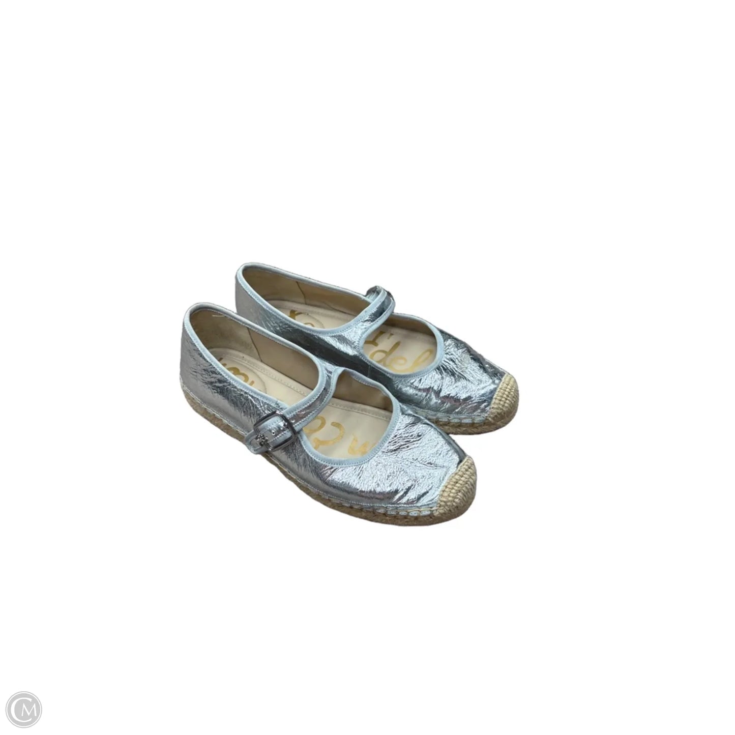 Shoes Flats By Sam Edelman In Cream & Silver, Size: 8