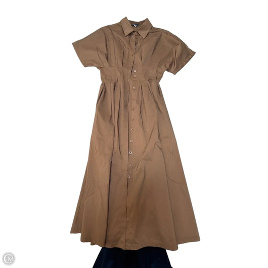 Dress Casual Maxi By Clothes Mentor In Brown, Size: S