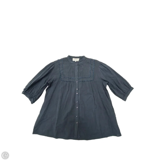 Top Long Sleeve Designer By Ba&sh In Black, Size: M