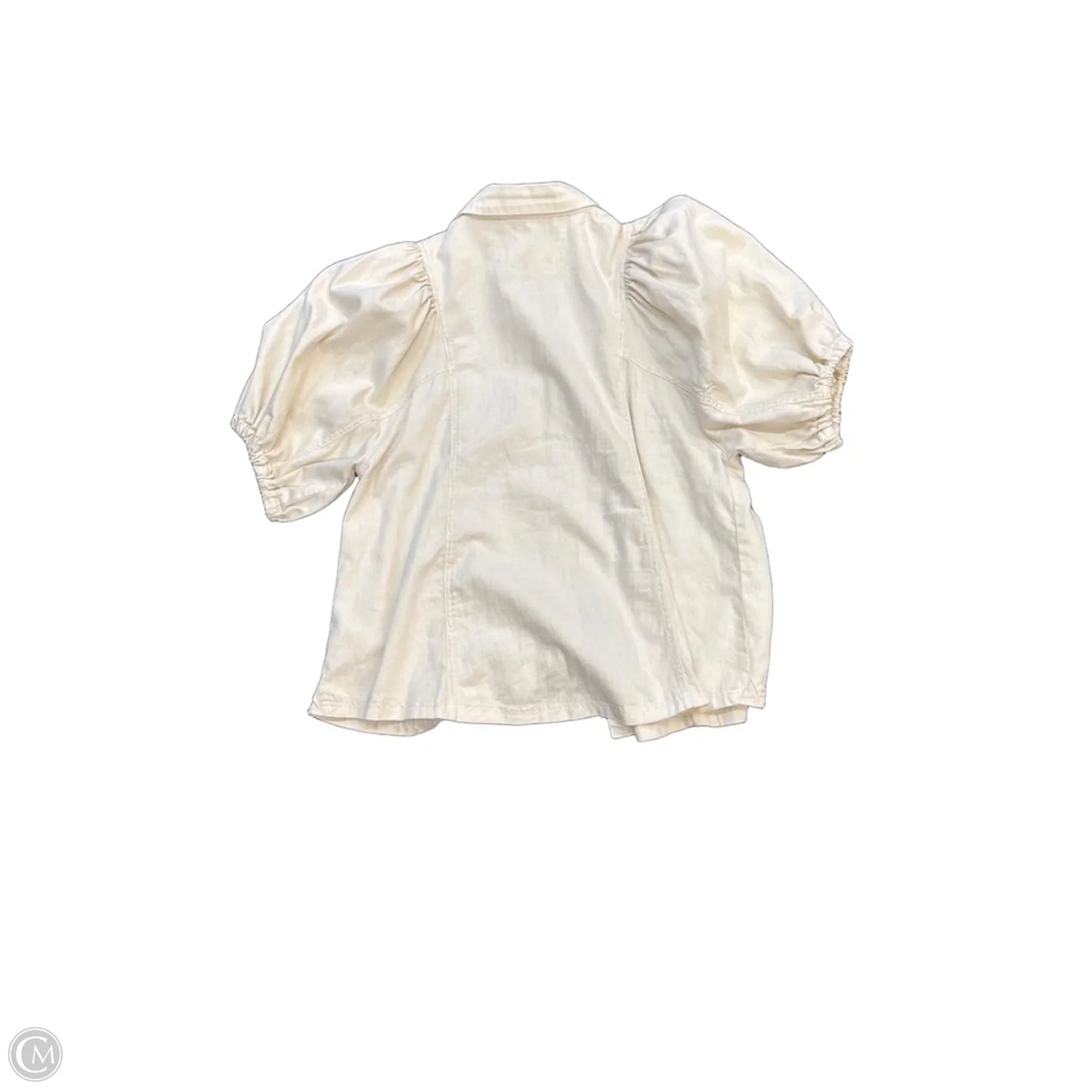 Top 3/4 Sleeve By We The Free In Cream, Size: L