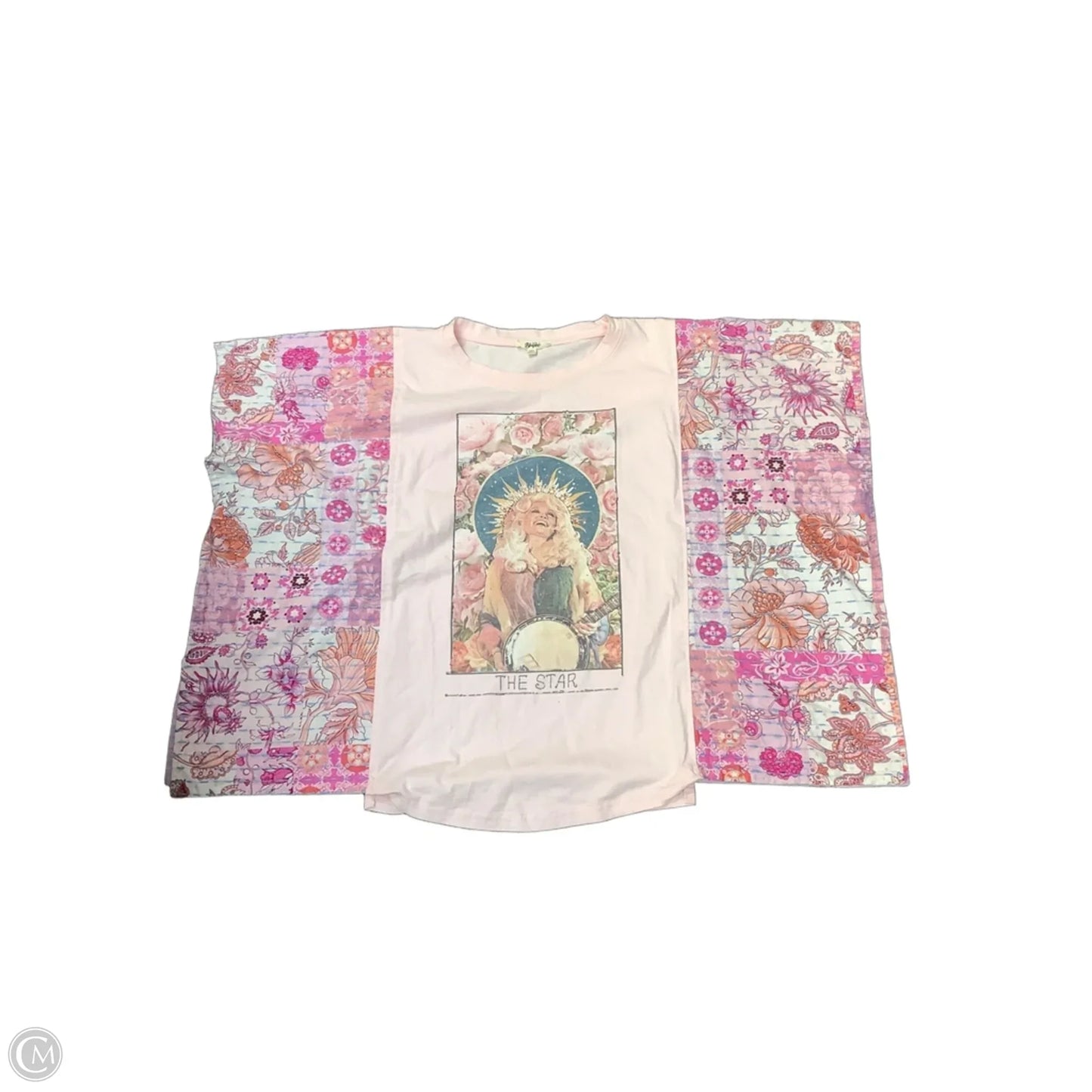 Top Long Sleeve By Cma In Pink, Size: M