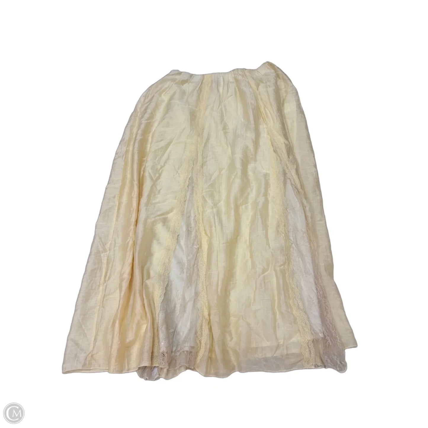 Skirt Midi By Cma In Yellow, Size: L
