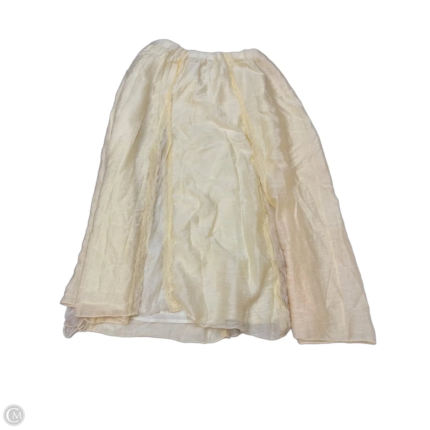 Skirt Midi By Cma In Yellow, Size: L
