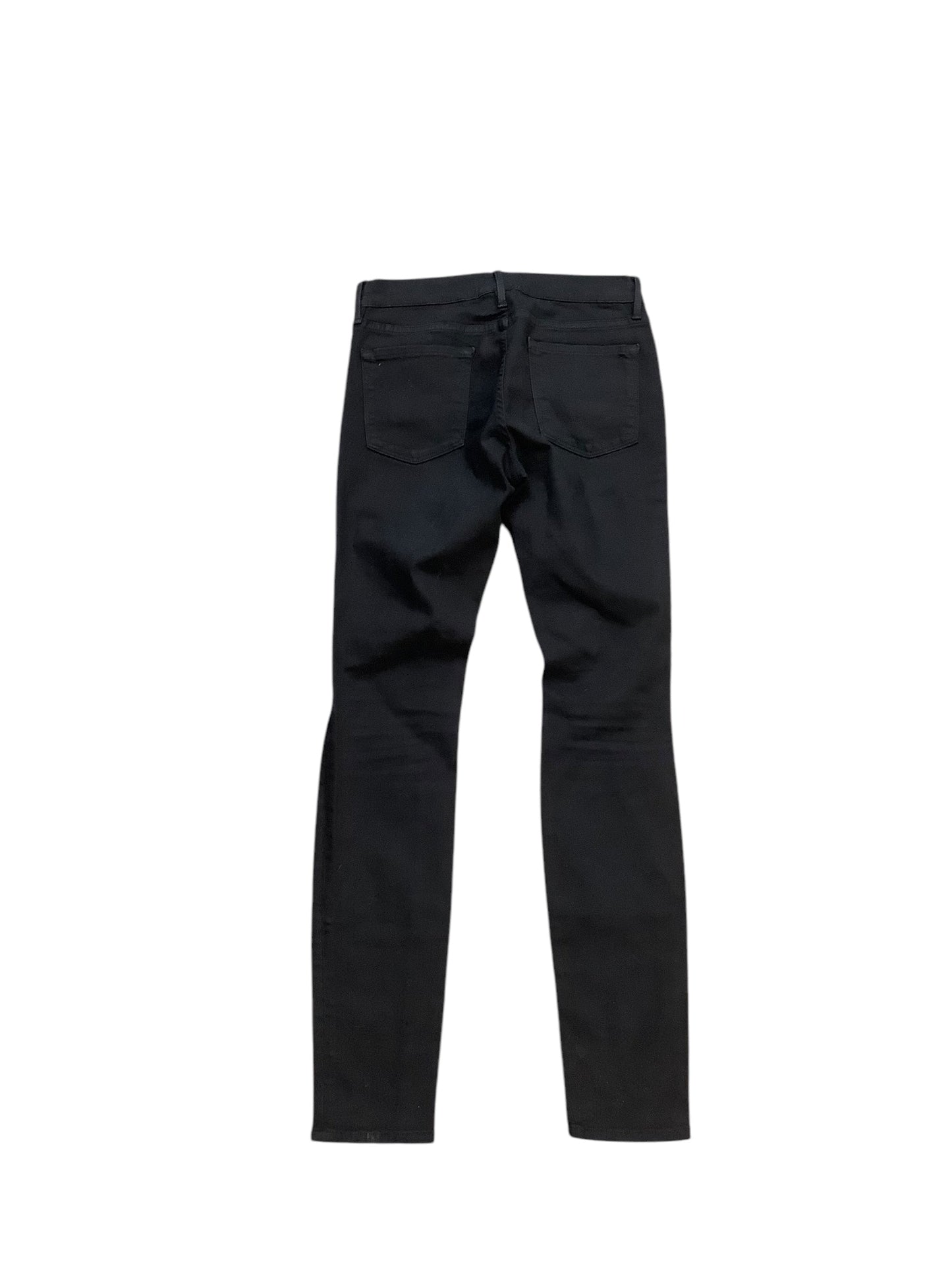 Jeans Skinny By Frame In Black, Size: 4