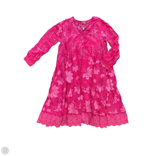 Dress Casual Maxi By Johnny Was In Pink, Size: M