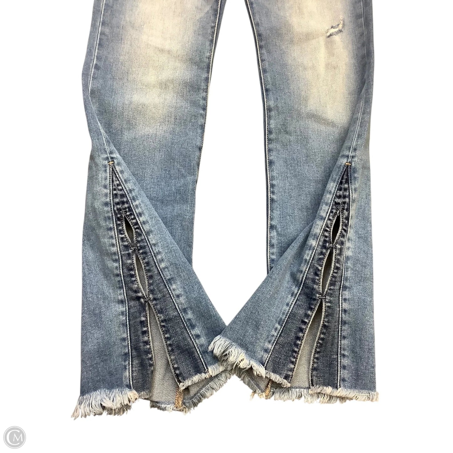 Jeans Flared By Kancan In Blue Denim, Size: 6(7/27)