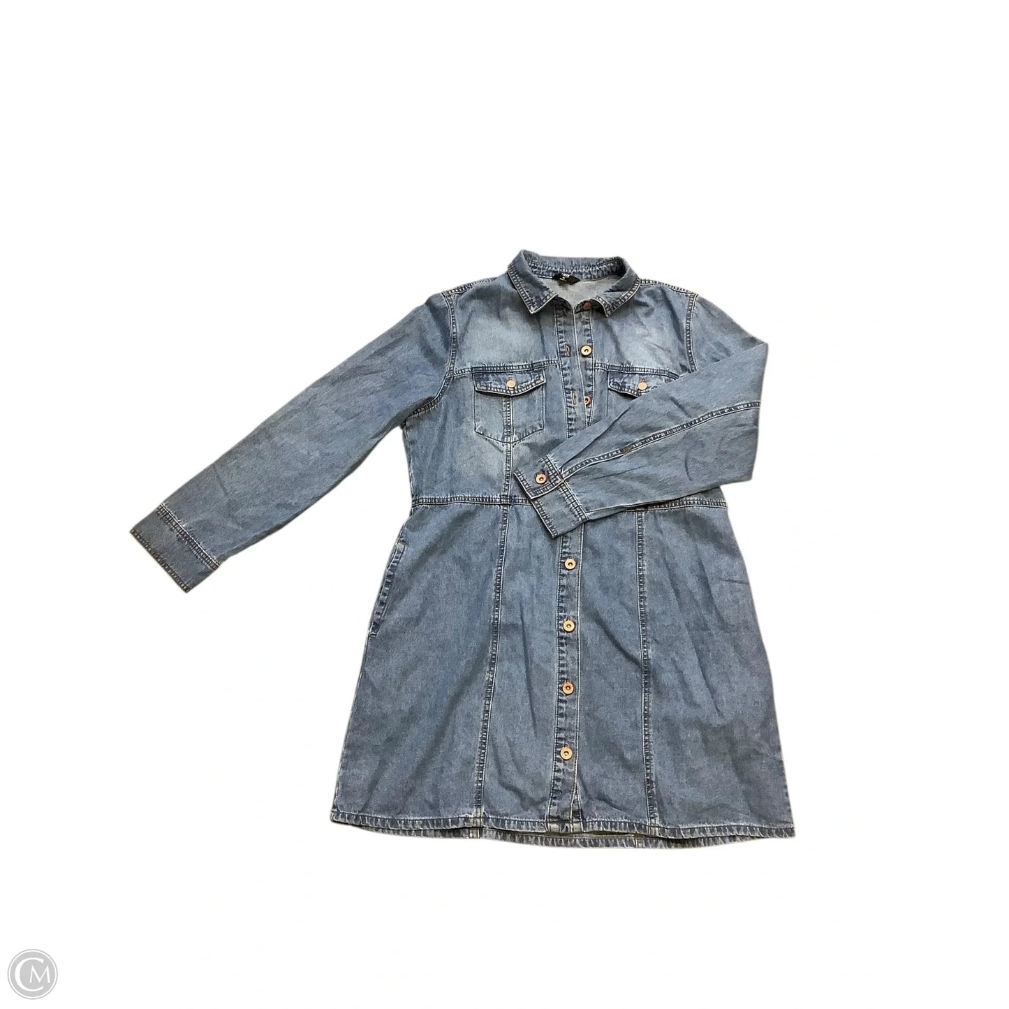 Dress Designer By Frye In Blue Denim, Size: Xl