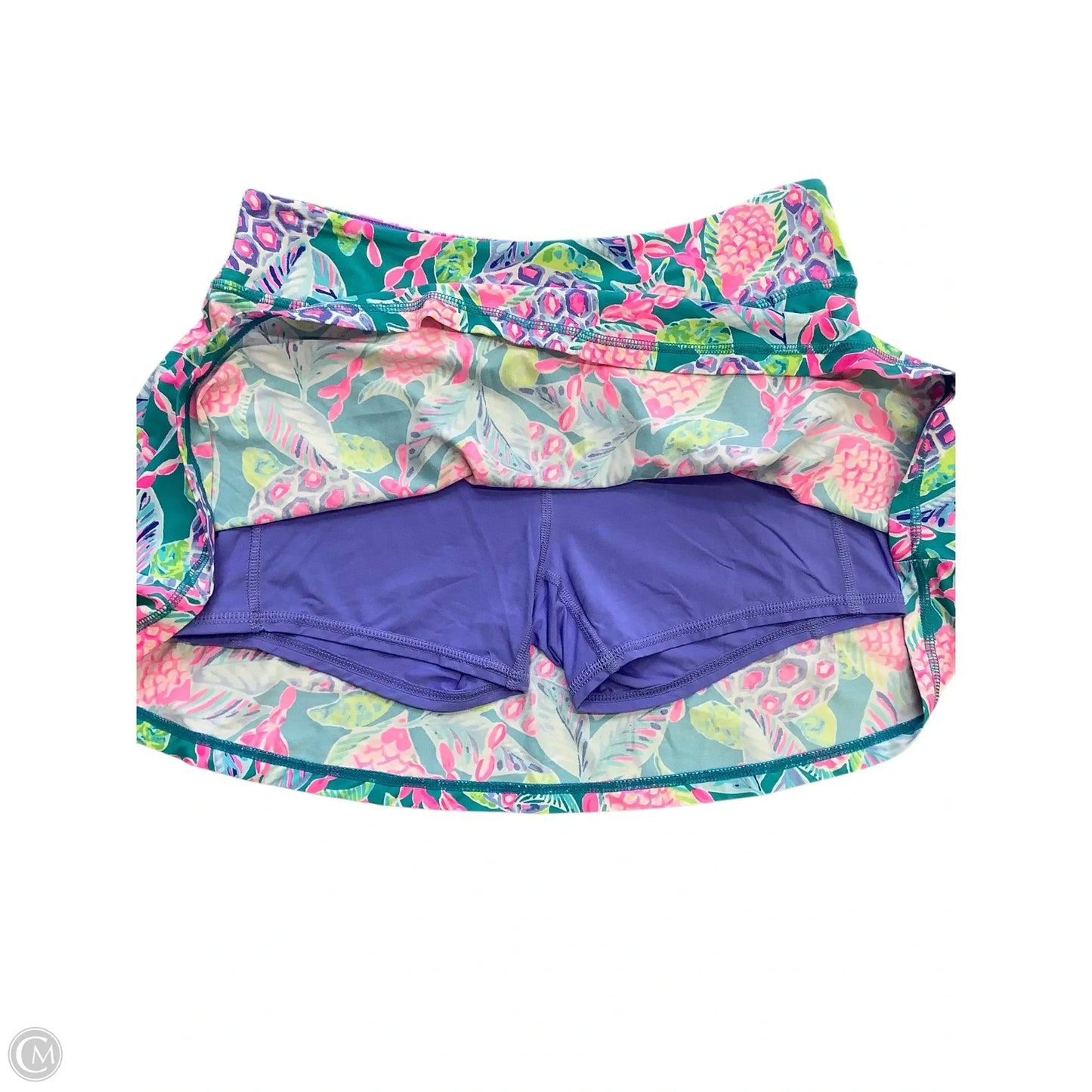 Skort Designer By Lilly Pulitzer In Teal, Size: S