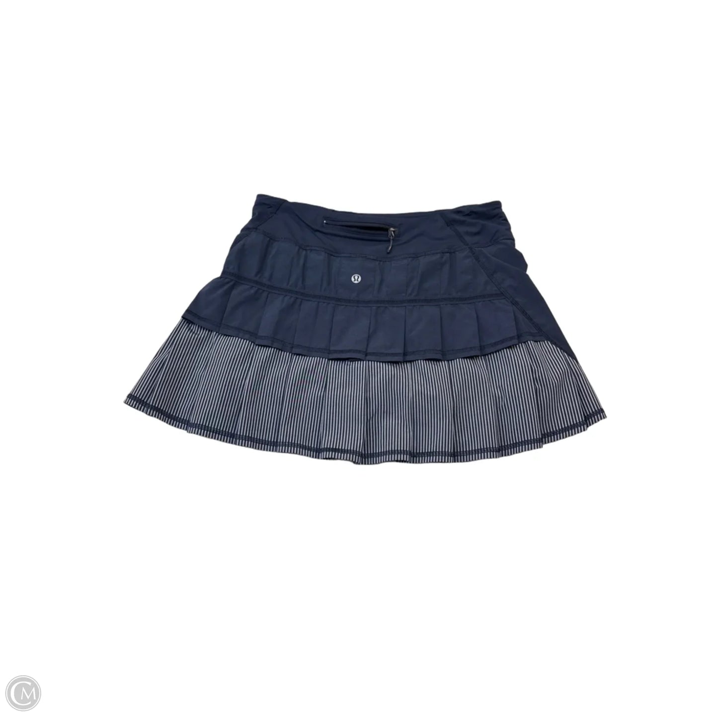 Athletic Skort By Lululemon In Blue, Size: 6