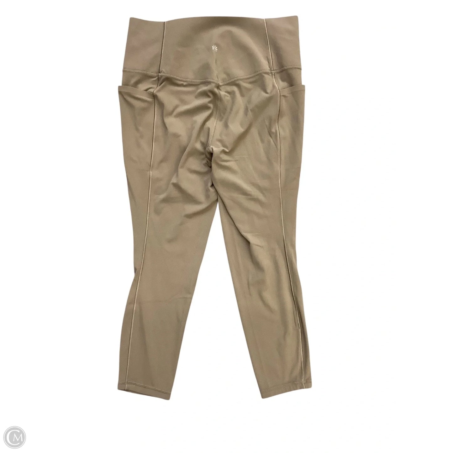 Athletic Leggings By Athleta In Tan, Size: L