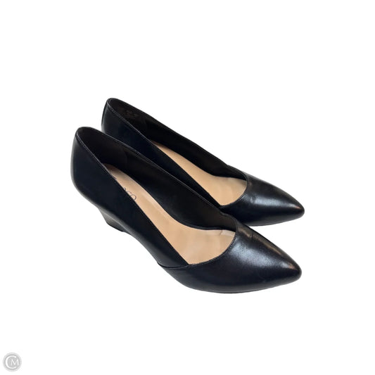 Shoes Heels Wedge By Franco Sarto In Black, Size: 10