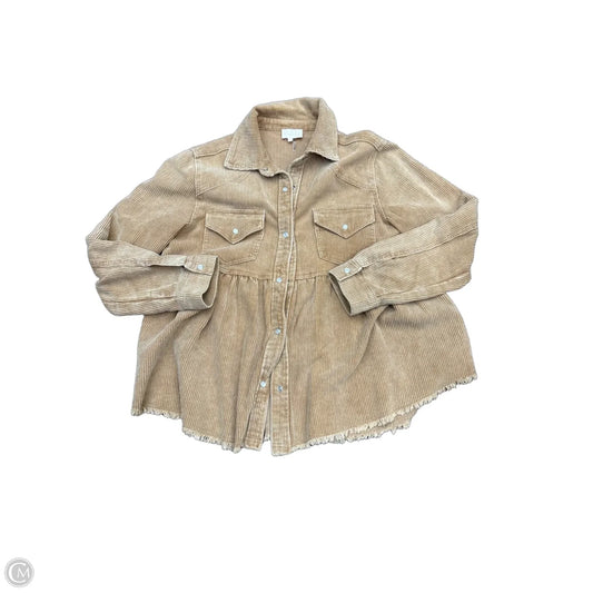 Jacket Other By Entro In Tan, Size: S