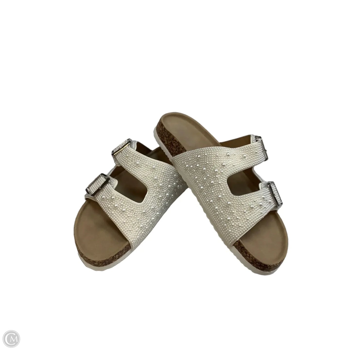 Sandals Flats By Nicole Miller In White, Size: 8