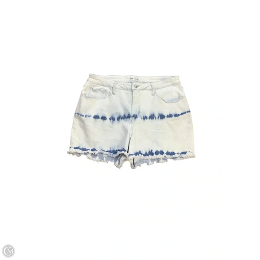 Shorts By Ava & Viv In Blue Denim, Size: 16W