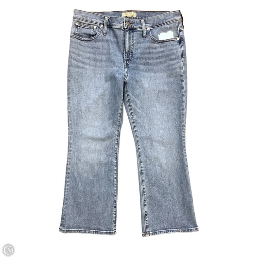 Jeans Straight By Madewell In Blue Denim, Size: 10p(30p)
