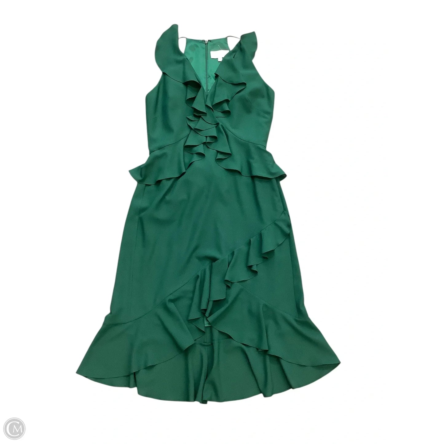Dress Party Long By Badgley Mischka In Green, Size: 6